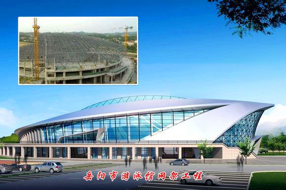 果洛游泳池网架